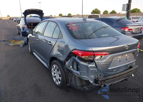 2022 Toyota Corolla Le из США, поврежденный, VIN 5YFEPMAE1NP282505